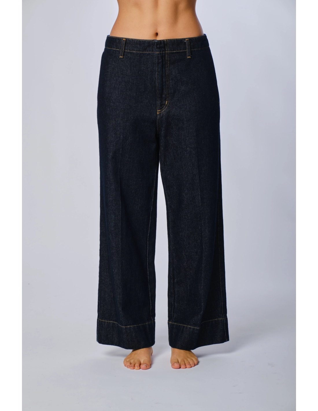 Pantalone fisso denim