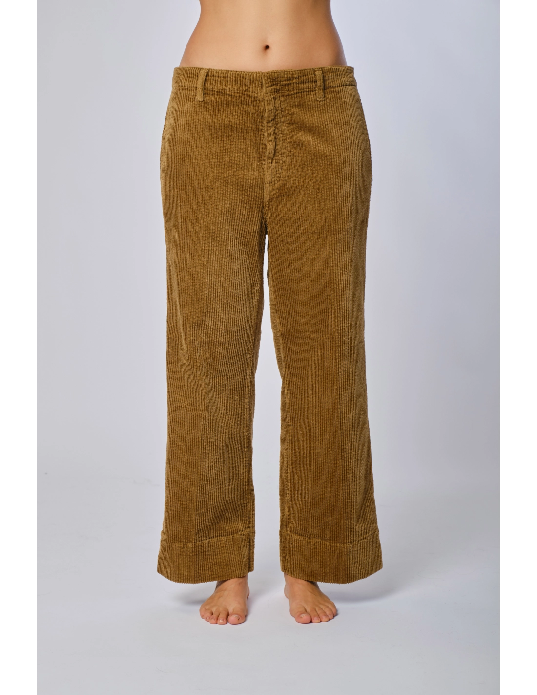 Pantalone strech velluto