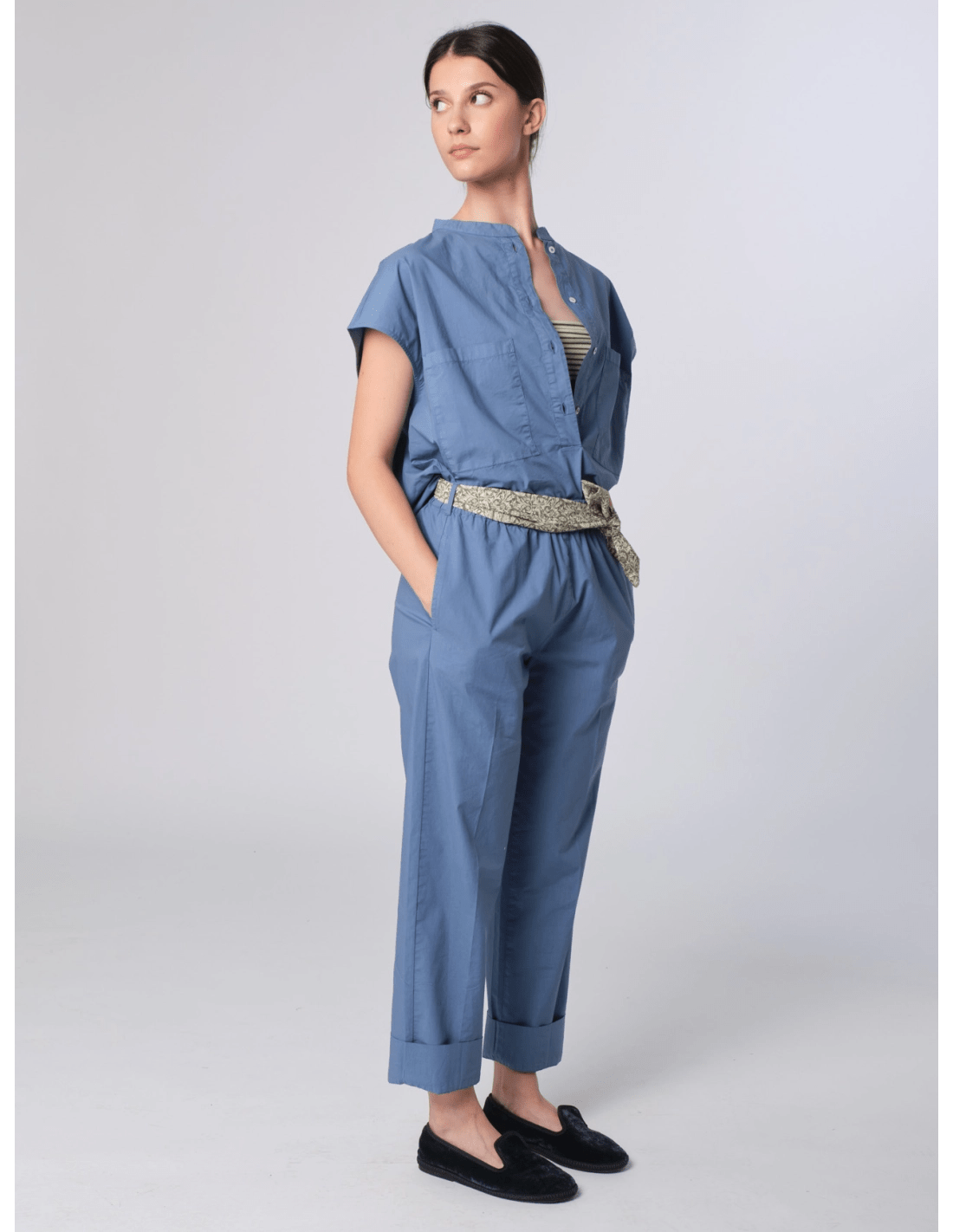 Polo coreana - MADAME VENICE - SS25 - CAROLINA - AVVERBIO - BIANCO - XS