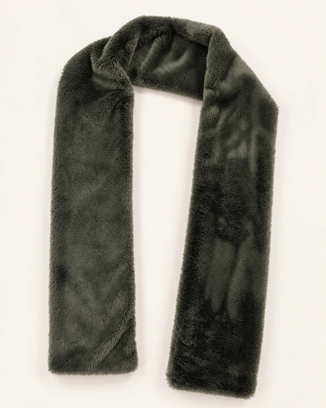 Sciarpa verde, vista frontale - MADAME VENICE - FW26 - DEMETRA - FUR #Colore_Verde