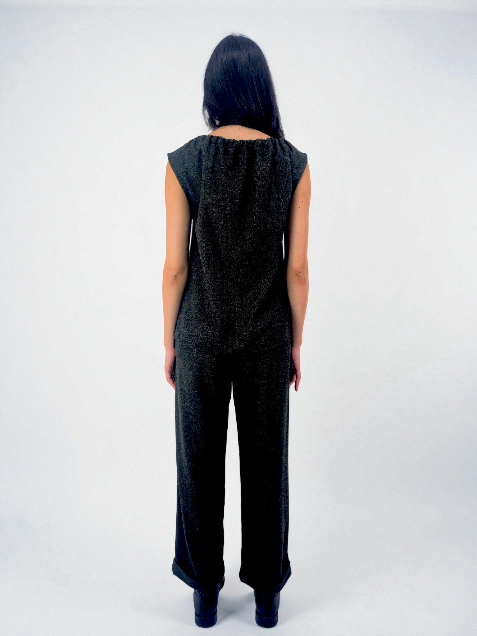 Top - MADAME VENICE - FW25 - VERA - SPINATINO - BLUE - XS